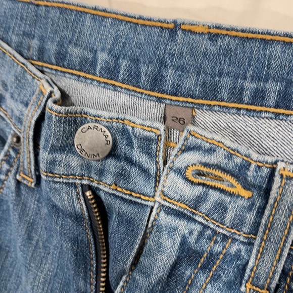 CARMAR red star patch jeans - Picture 2 of 4